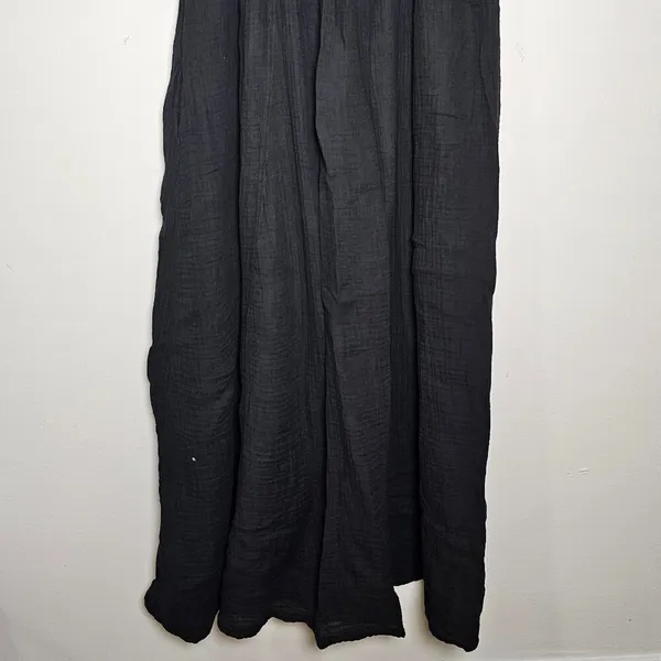 ANTHROPOLOGIE Celandine Strapless Smocked DW Maxi Dress /Black/ Size L -98212269 - Image 9