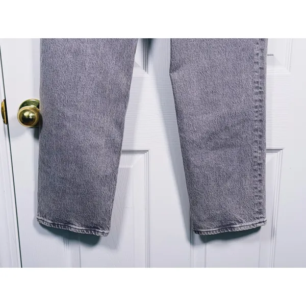 Abercrombie & Fitch 90s Straight Ultra High Rise Jeans Size 30 (10) Gray Y2K - Image 12