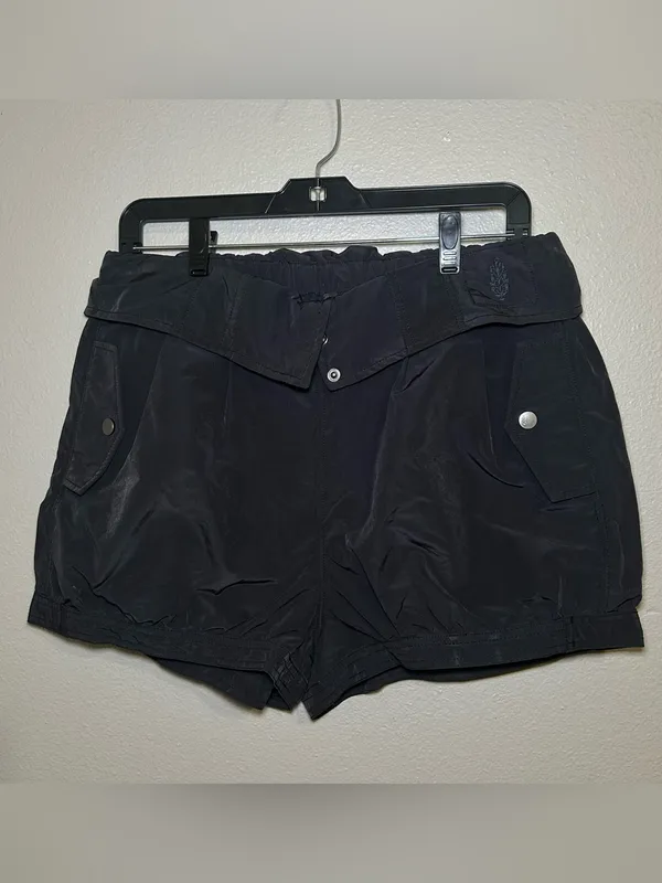 Free People Black Convertible Balloon Baggy Utility Shorts Women’s Size Small - Image 3