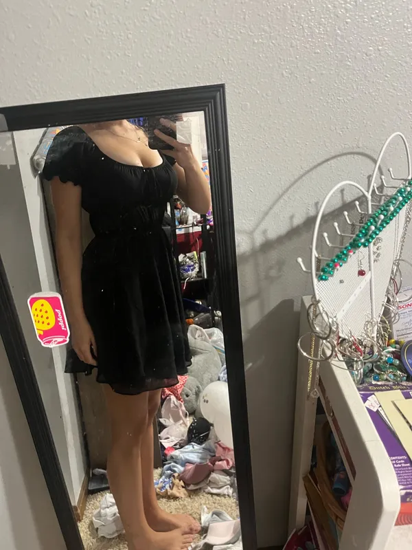 black flowy dress - Image 3