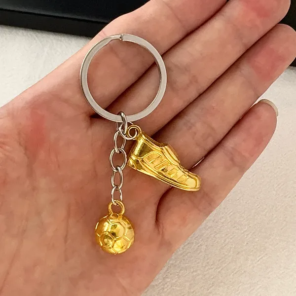 Soccer Shoe Keychain Charm for Men Women Car Keychain Key Ring Bag Charm - Image 5