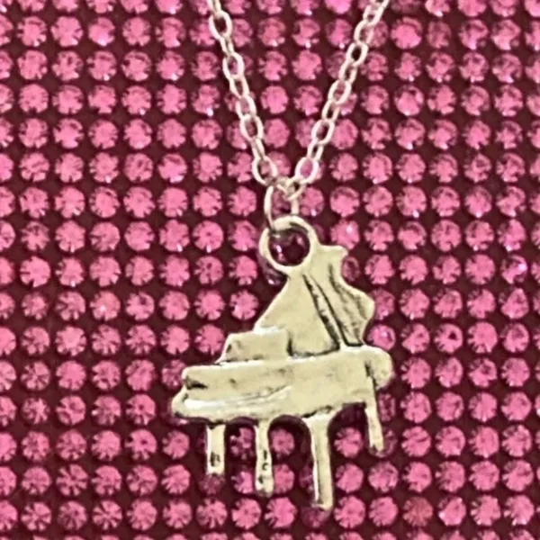 Piano Necklace Sterling Silver Music Festival - Image 4