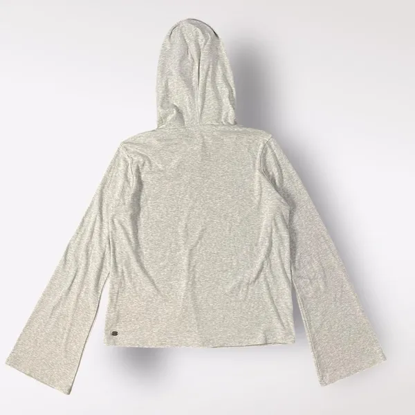 GAIAM Flare Sleeve Athletic Womens Hoodie Size Small Gray Casual Lounge‎ - Image 7