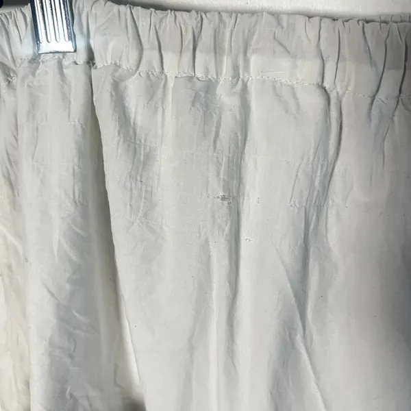 Uniqlo Midi Skirt‎ Women's Medium White Eyelet Lace Embroidered Cottagecore - Image 7