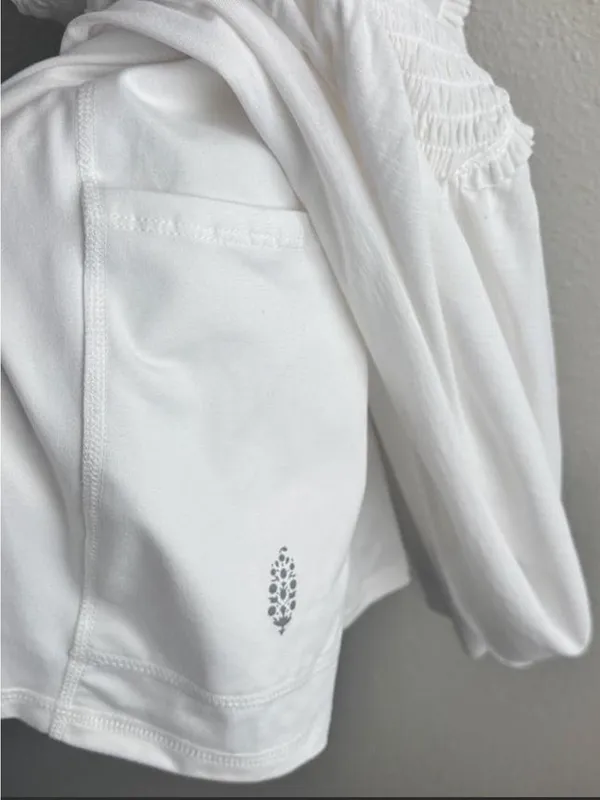 White Smocked Tennis Dress - Image 5