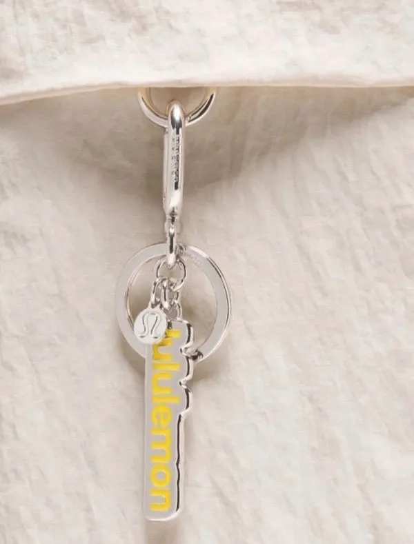 Lululemon Metal Keychain Lululemon Lemonlush / Silver - Image 3