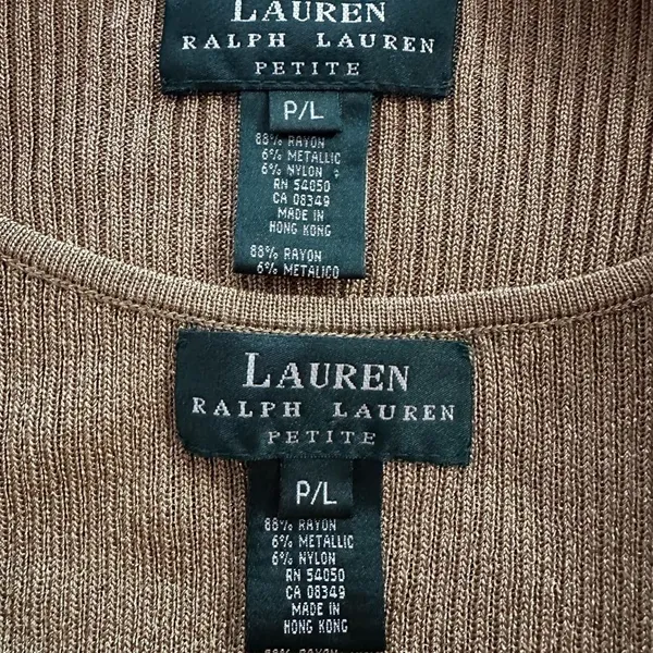 Ralph Lauren Gold Cardigan Sweater Timeless Knit Design - Image 8