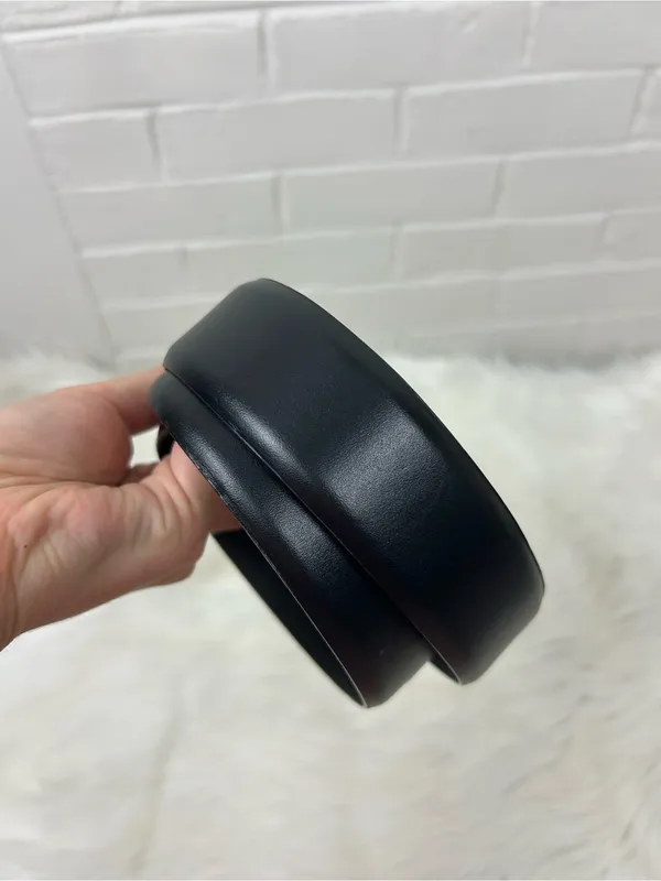 Madewell Black Leather Chunky Waist Belt - Image 4