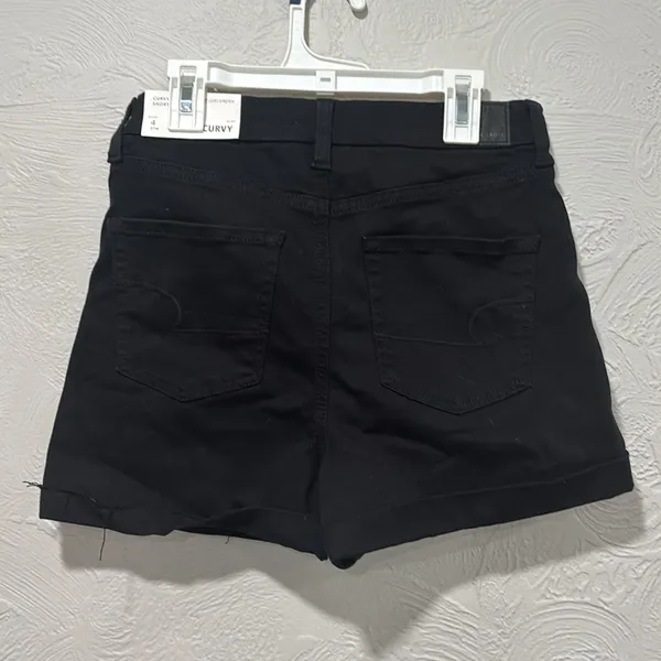 American Eagle Curvy Hi Rise Next Level Stretch Shorty Size 4 NWT - Image 3