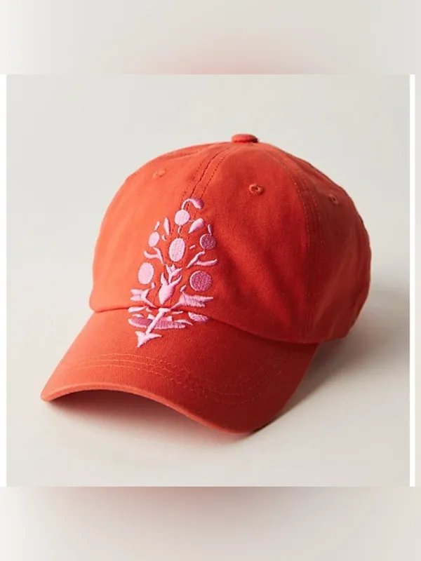 NWT Free People FP Movement Big Buti Baseball Cap hat - flame morning glory - OS - Image 4