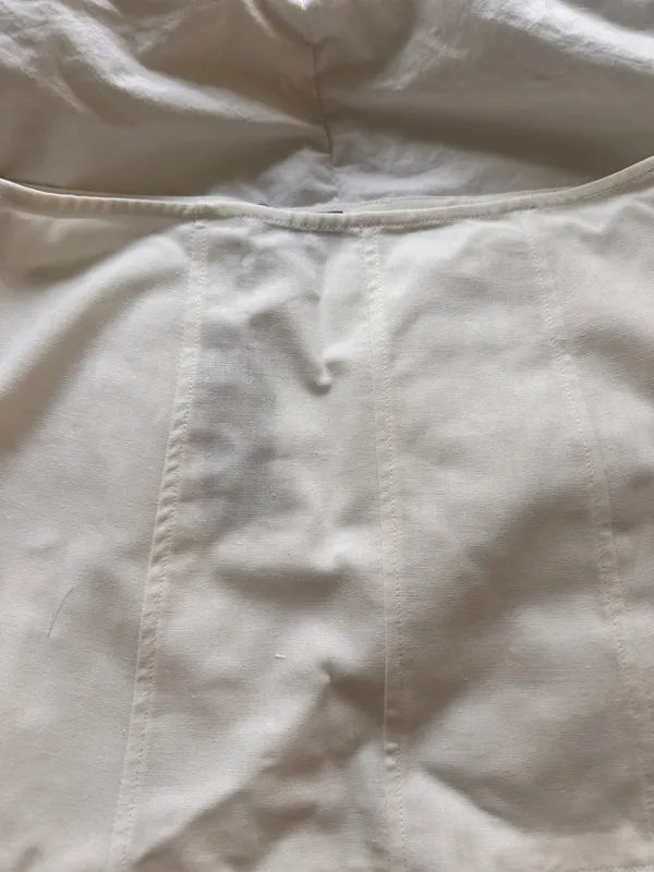 Pretty Little Thing White linen mini skirt - Image 3