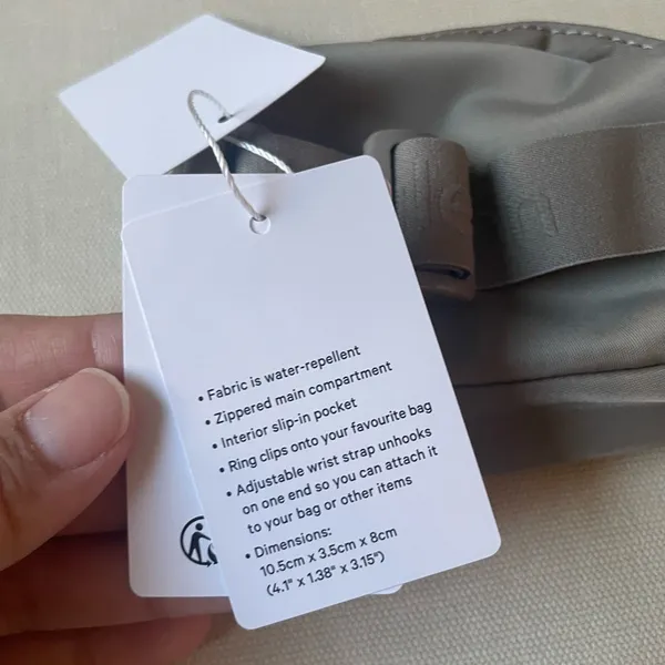 Lululemon Everywhere Belt Bag Nano - Warm Ash Grey - Image 11