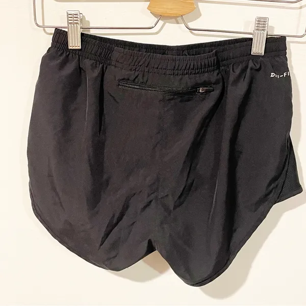 Nike Womens‎ XS Black Dri Fit Running Shorts With Built In Brief Athletic - Image 4