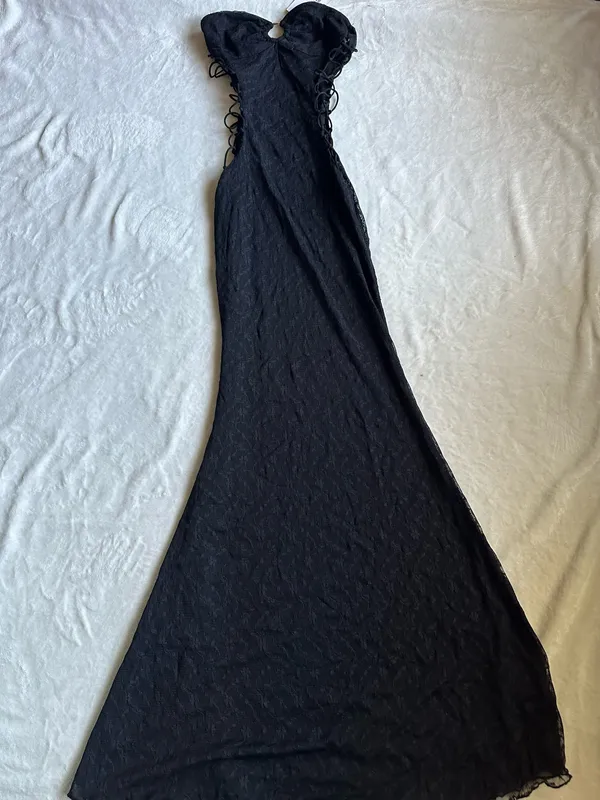 Outcast Clothing Whitley Maxi Dress Black - Image 6