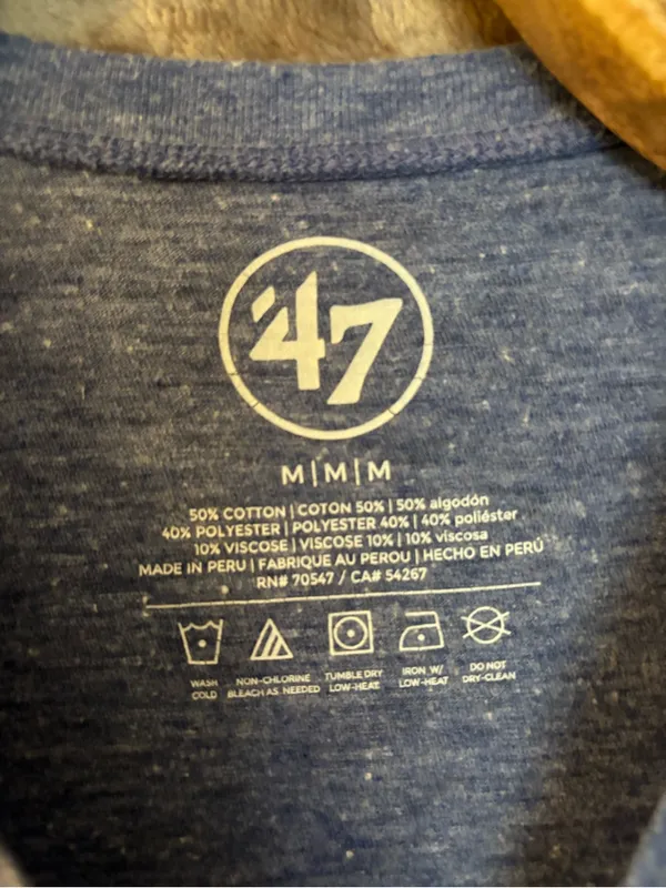 47 Brand Los Angeles Dodgers Women’s Size M Blue Short Sleeve Tee - Image 7