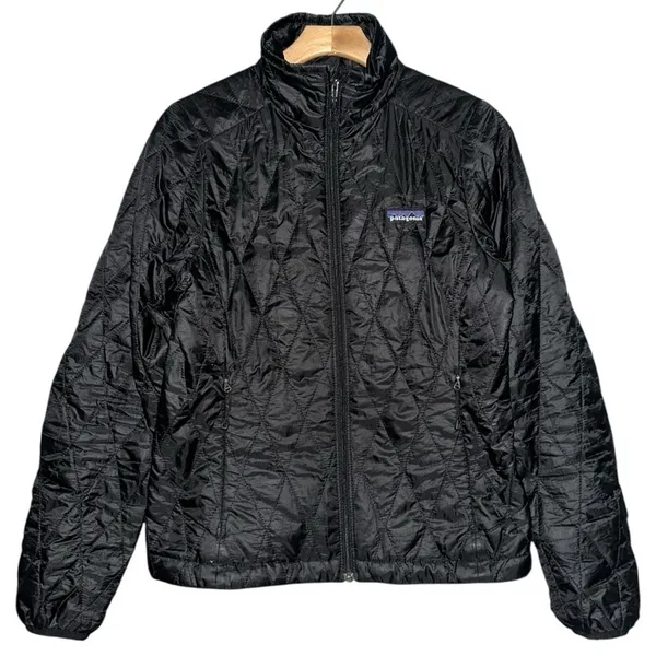 Patagonia Women’s Size XS Black Nano Puff Quilted Full Zip Jacket - Image 2