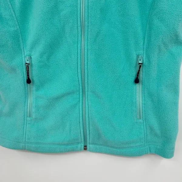 Vineyard Vines Sea Foam Green Soft Fleece Vest whale logo women’s size medium - Image 5