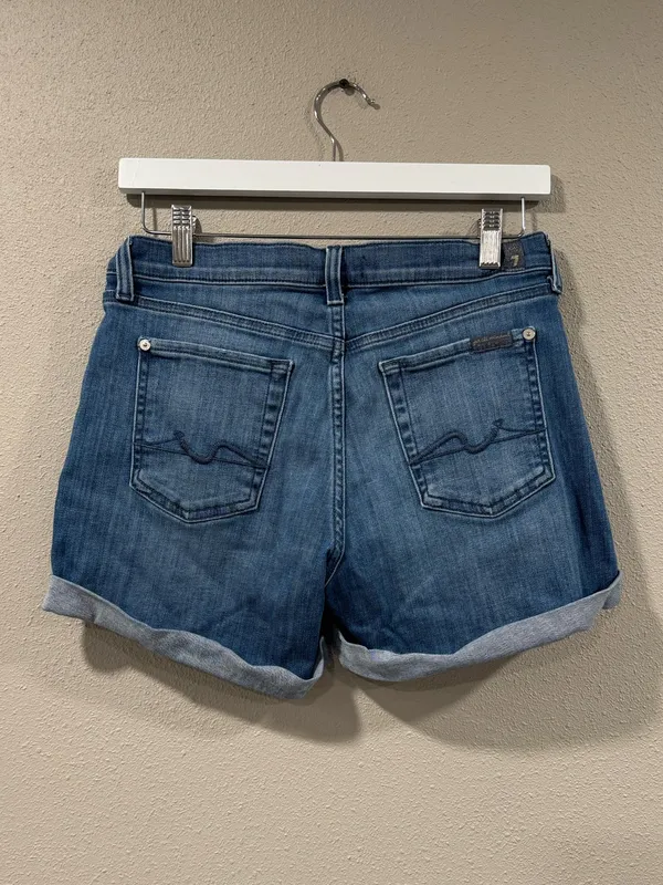 7 For All Mankind Jean Shorts - Image 2