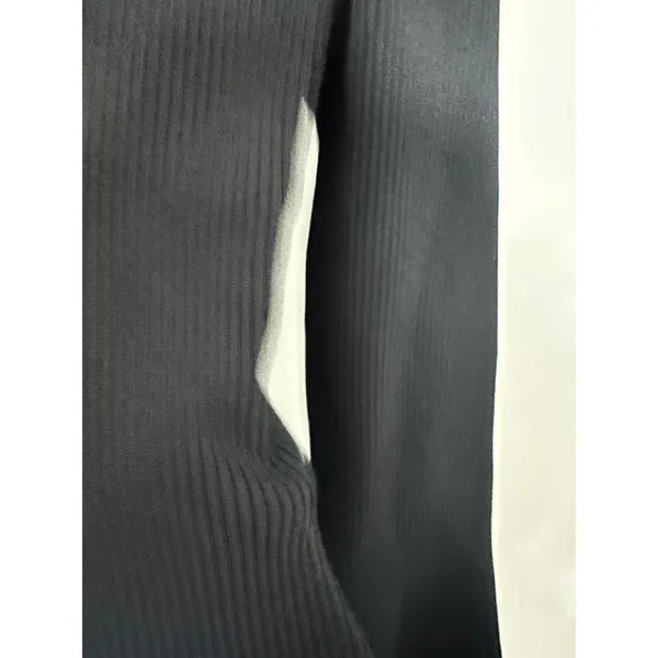 CAARA Black Ribbed‎ Knit Bell Sleeve Sweater Slightly Cropped Top Size S - Image 5