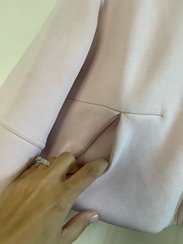 Women’s Lululemon Soft Oversized Zip Hoodie Pink Mist Size XS/S - Image 8