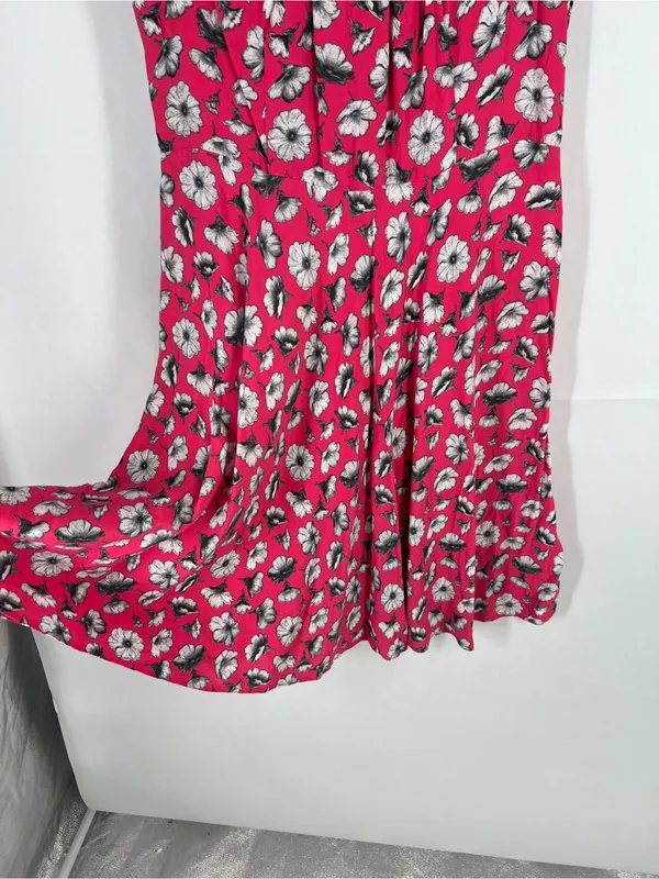 Wallis Fuchsia Floral Cap-Sleeve‎ Mini Dress - Image 6