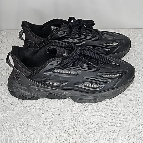 Adidas Ozweego Celox core black low top lace up athletic shoes sz 9 - Image 2