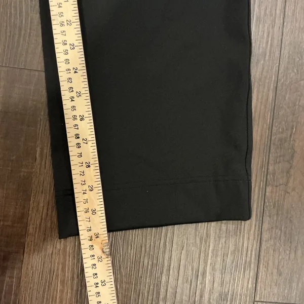 Lululemon City Sleek Wide-Leg Pant Black Drawstring High Rise Small LW5FWWS - Image 3