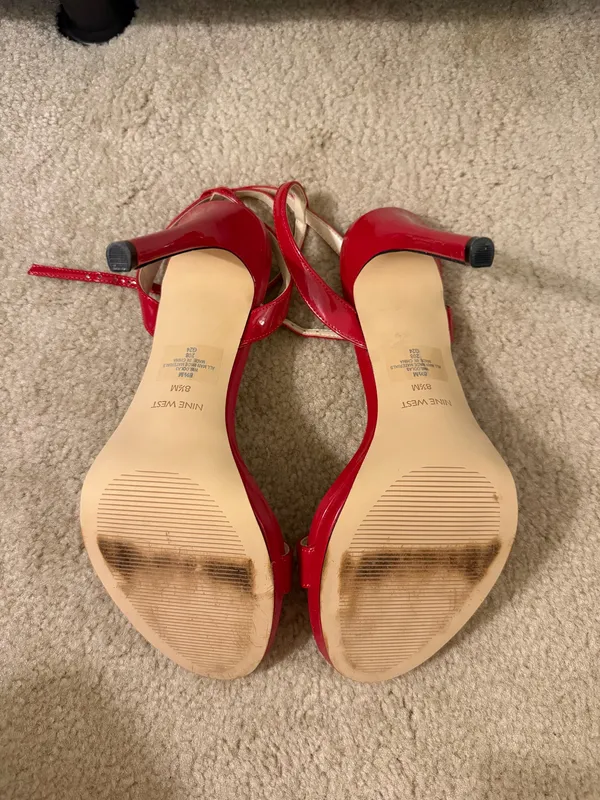 Nine West Red Heels - Image 5