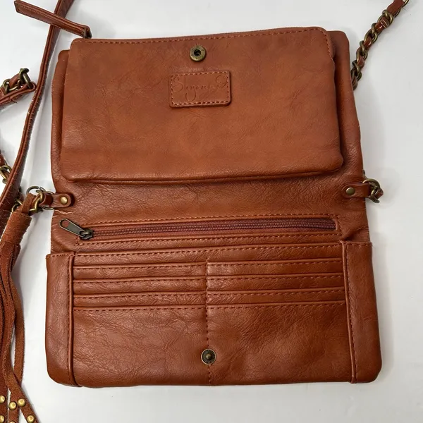 Shyanne Bohemian Western Style Crossbody Bag Leather Grommet Design Tassel - Image 7
