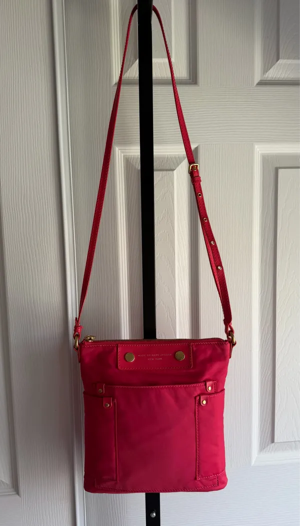 Marc Jacobs Red Nylon Crossbody Bag Women's - Image 9