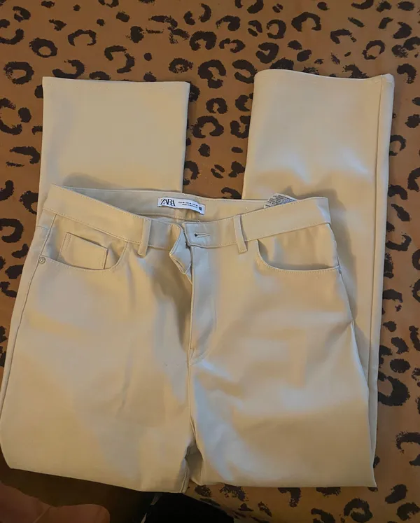 ZARA leather pants - Image 4