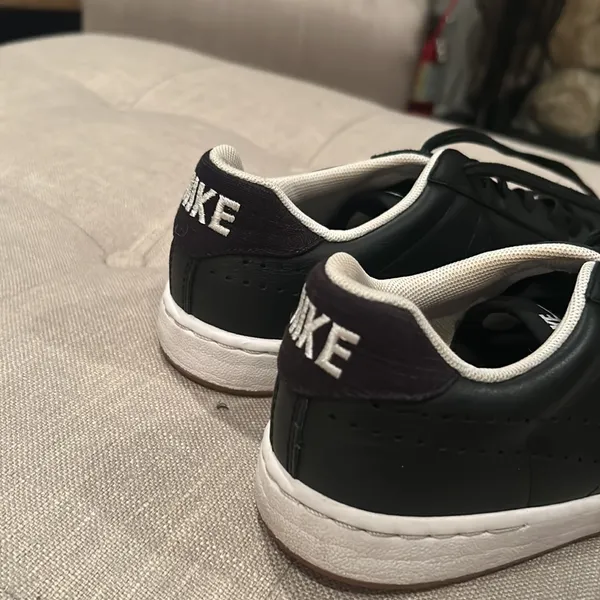 Nike Black‎ Leather Sneakers - Image 3