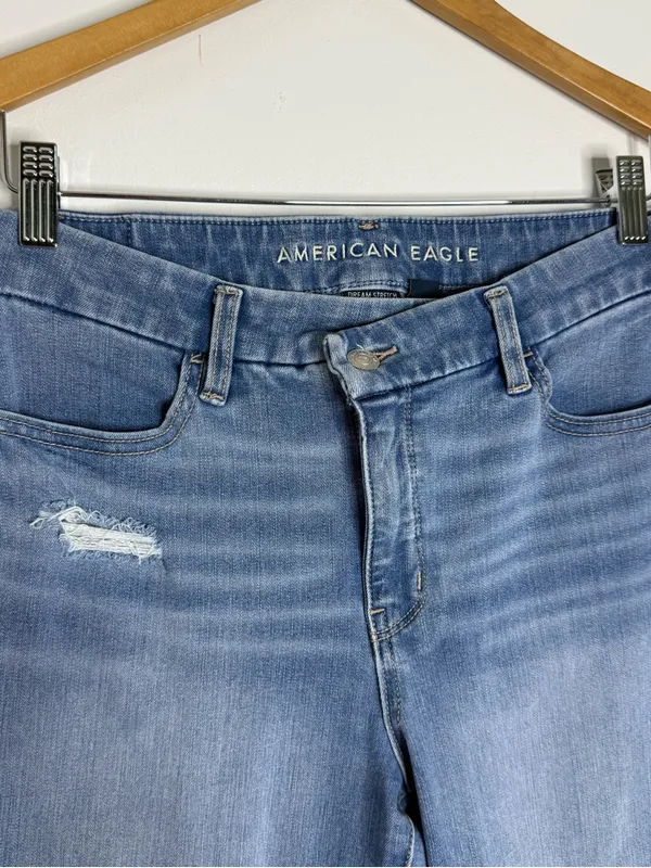 American Eagle Curvy High Rise Jegging Dream Stretch 8 Long - Image 3
