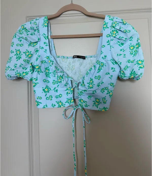 ZARA Floral Top - Image 2
