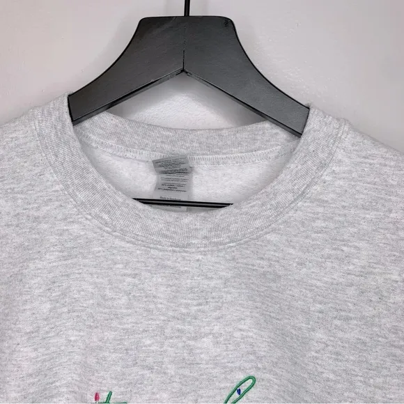 Harry Styles Christmas Lights TPWK Grey Sweatshirt Size‎ M - Image 4