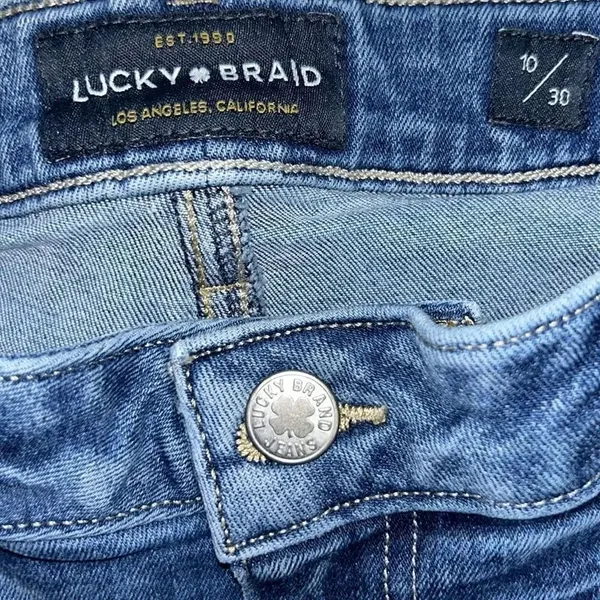Lucky Brand Distressed Stretchy Denim Jeans Pants(Size 10) - Image 8