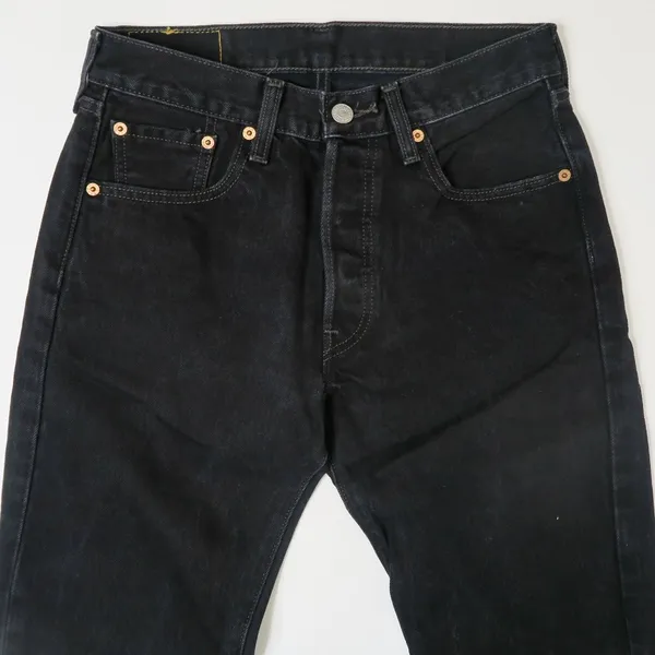Levi’s 501 Straight Fit Black Jeans - Image 3