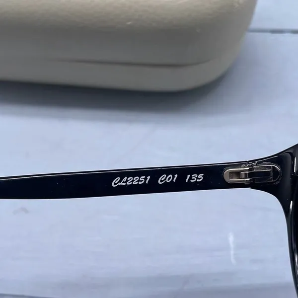 Chloe Sunglasses‎ Womens Black Frames Dark Lenses Comes Tortoise Style W COA - Image 5