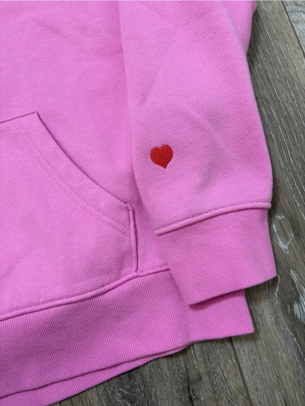 Universal Threads Today Is A Good Day Pink Pullover Hoodie - Image 4