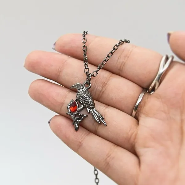 Gothic Raven Necklace - Image 3
