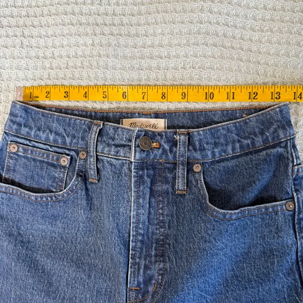 Madewell Perfect Vintage Jean Womens 27 Haight Wash Denim Pants Stretch NA919 - Image 8