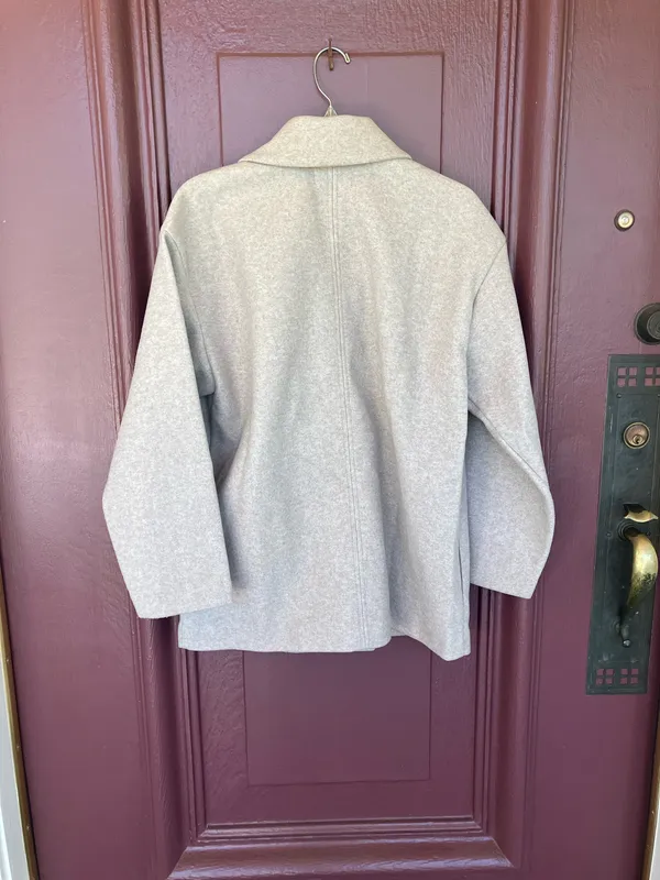 Zara soft double breasted coat - Image 5
