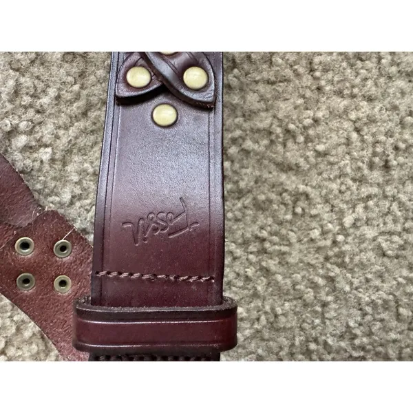 Fossil women's Brown Braided leather Belt Size M - Image 4