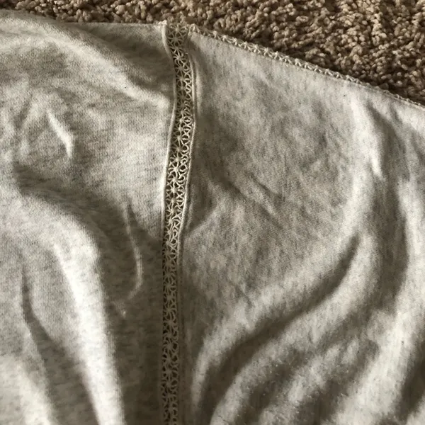 Light Grey Old Navy Laced Sweater - Image 3