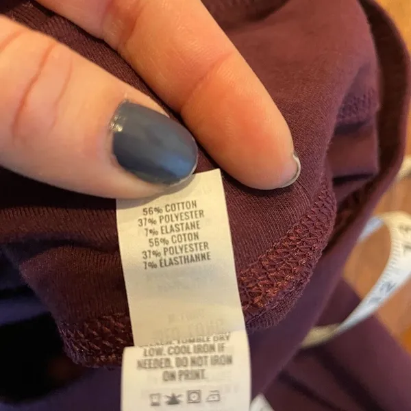 Aerie burgundy high rise leggings medium long - Image 8