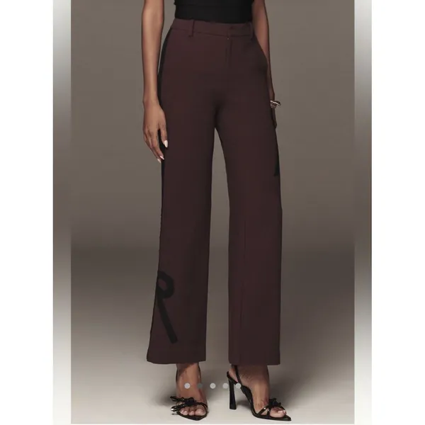 Anthropologie Maeve Ribbon Slim Flare Trouser - Image 2