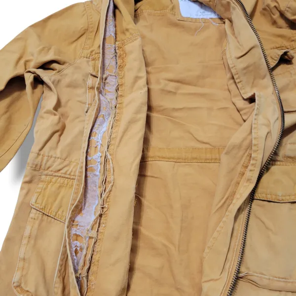 Aeropostale Jacket Size Large L Aéropostale Utility Field Jacket Full Zip Hooded Jacket - Image 4
