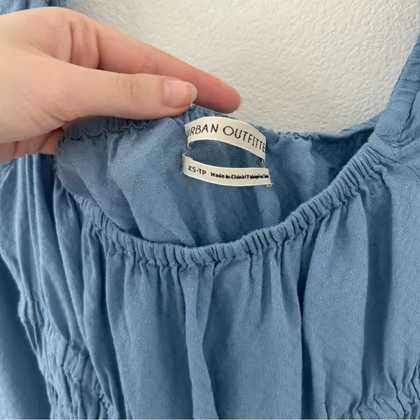 Urban Outfitters Bouquet Square-Neck Smocked Top - Image 6