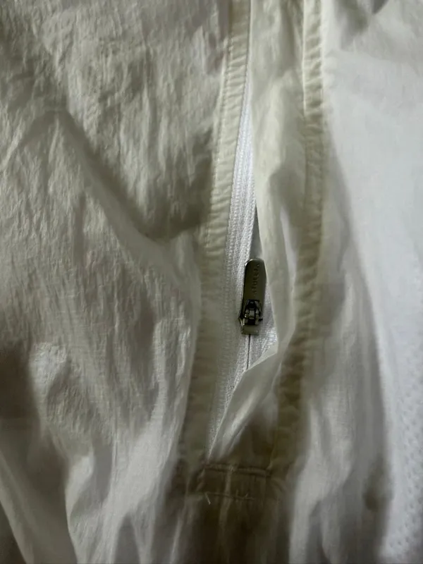 Athleta White Lightweight Cropped Bomber Jacket Full Zip Women’s M - Image 10