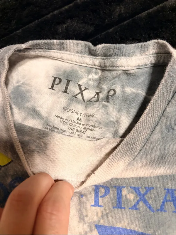 Vintage Disney Pixar Toy Story Alien Graphic Tee - Yellow & Blue - Image 4